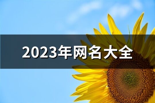 2023年網名大全(精選1422個)