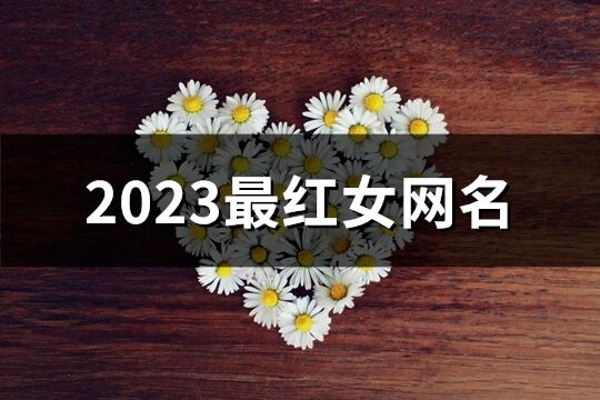 2023最紅女網(wǎng)名(精選592個)
