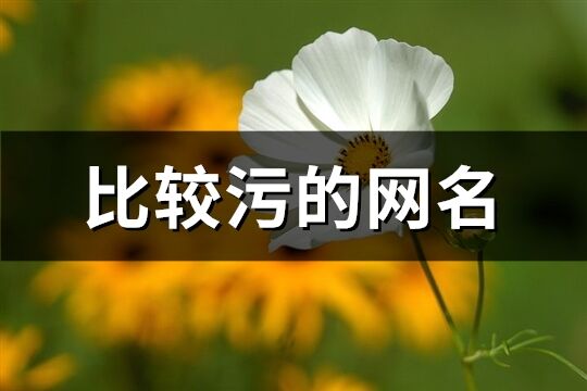 比較污的網名(157個)