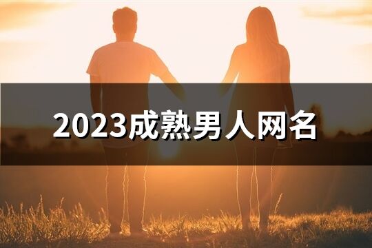 2023成熟男人網名(優選624個)