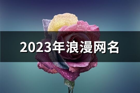 2023年浪漫網名(精選270個)