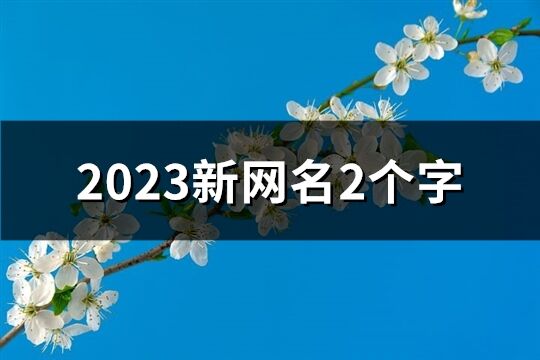 2023新網名2個字(1511個)