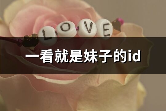 一看就是妹子的id(精選522個)