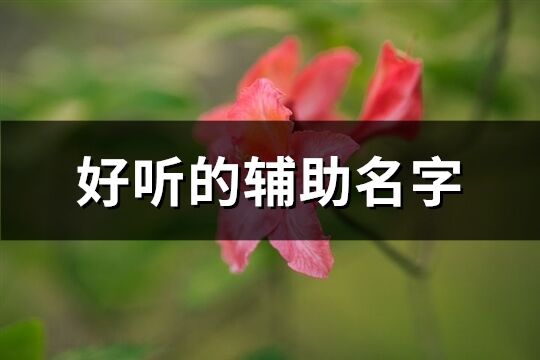 好聽的輔助名字(共151個)