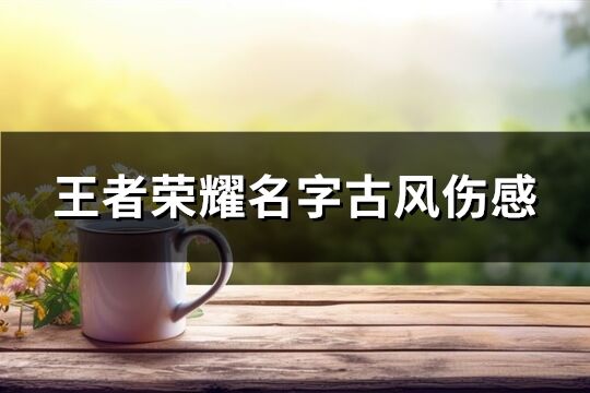 王者榮耀名字古風傷感(336個)