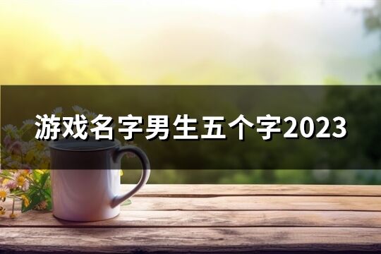 游戲名字男生五個字2023(優選59個)
