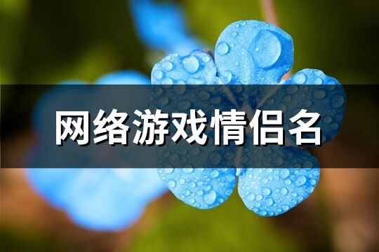 網絡游戲情侶名(共436個)
