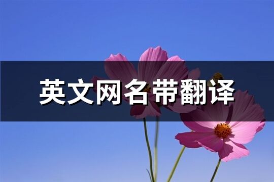 英文網名帶翻譯(精選201個)