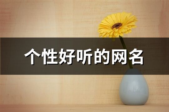 個性好聽的網(wǎng)名(共315個)