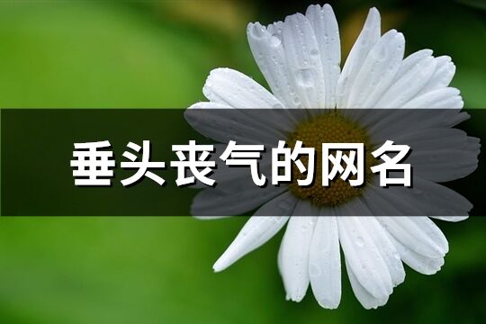 垂頭喪氣的網(wǎng)名(精選183個)
