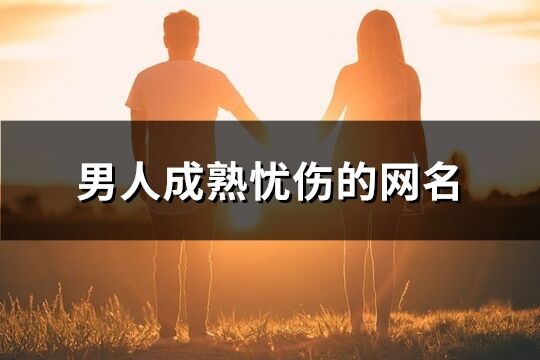 男人成熟憂傷的網名(共672個)