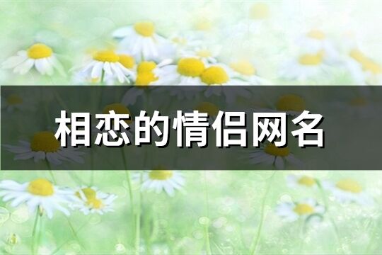 相戀的情侶網(wǎng)名(精選254個)