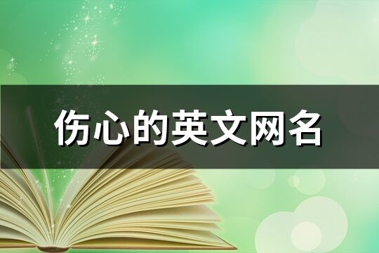 傷心的英文網(wǎng)名(精選178個(gè))