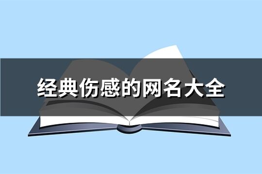 經(jīng)典傷感的網(wǎng)名大全(精選452個)