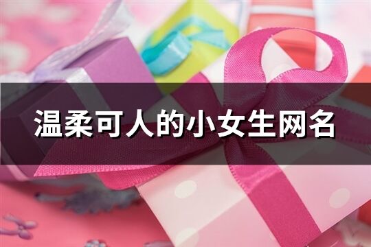 溫柔可人的小女生網(wǎng)名(精選499個(gè))