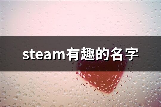 steam有趣的名字(385個)