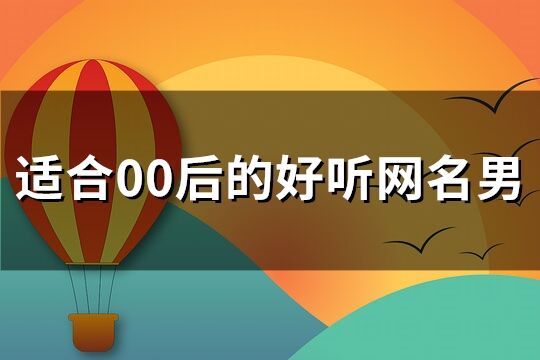 適合00后的好聽網(wǎng)名男(102個(gè))