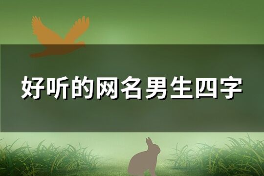 好聽的網(wǎng)名男生四字(優(yōu)選276個)