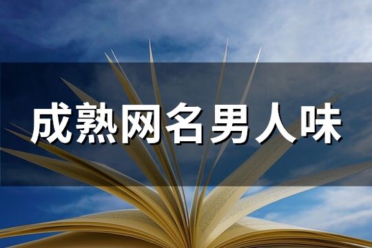成熟網名男人味(共103個)