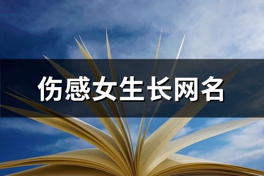 傷感女生長網名(204個)