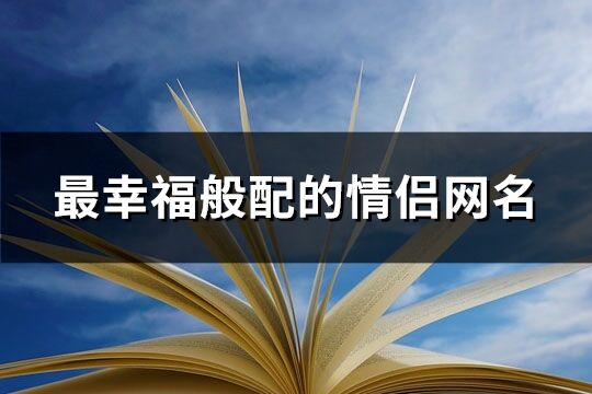 最幸福般配的情侶網名(優選210個)