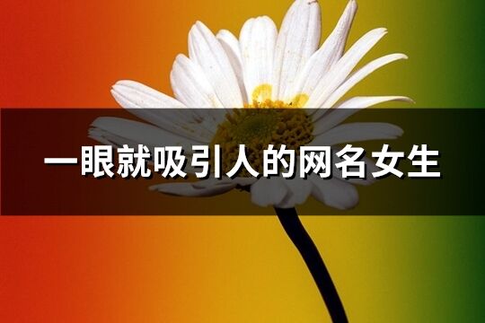 一眼就吸引人的網名女生(精選273個)