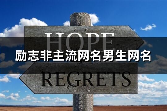 勵(lì)志非主流網(wǎng)名男生網(wǎng)名(精選159個(gè))