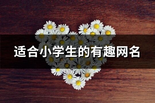 適合小學生的有趣網名(172個)