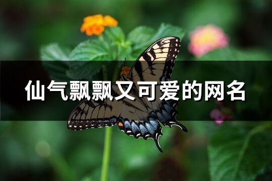 仙氣飄飄又可愛(ài)的網(wǎng)名(優(yōu)選236個(gè))