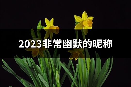 2023非常幽默的昵稱(精選178個)