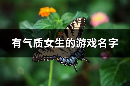 有氣質(zhì)女生的游戲名字(540個(gè))