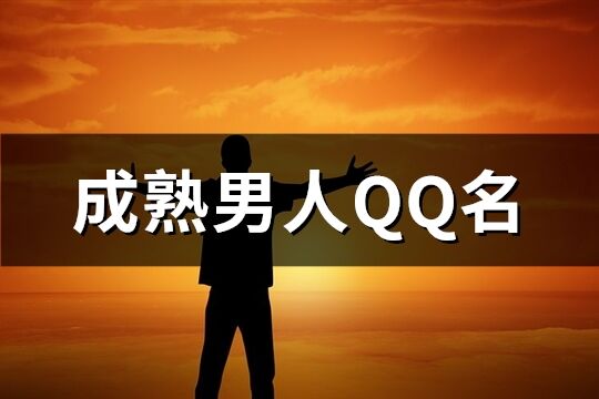 成熟男人QQ名(539個)