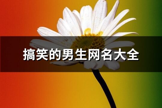 搞笑的男生網名大全(精選197個)