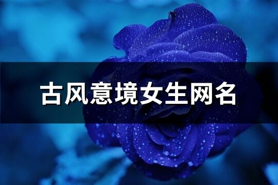 古風意境女生網名(共523個)
