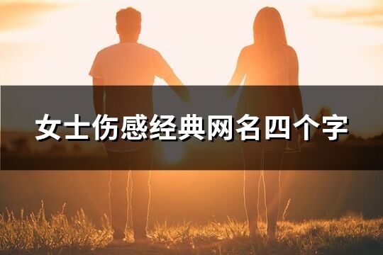 女士傷感經典網名四個字(910個)