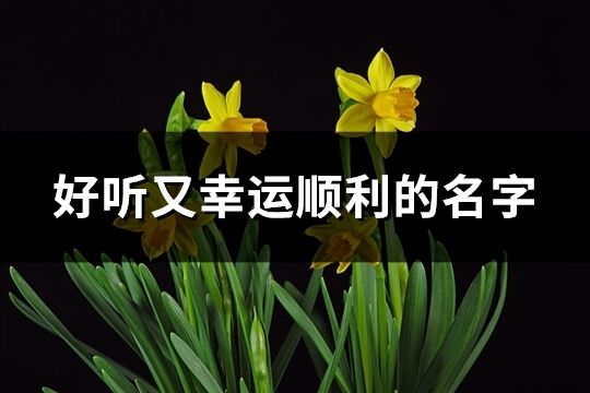 好聽(tīng)又幸運(yùn)順利的名字(精選245個(gè))