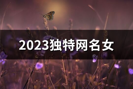 2023獨特網名女(精選1186個)