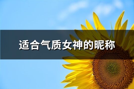 適合氣質(zhì)女神的昵稱(共672個)