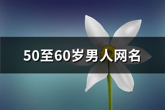50至60歲男人網名(共637個)