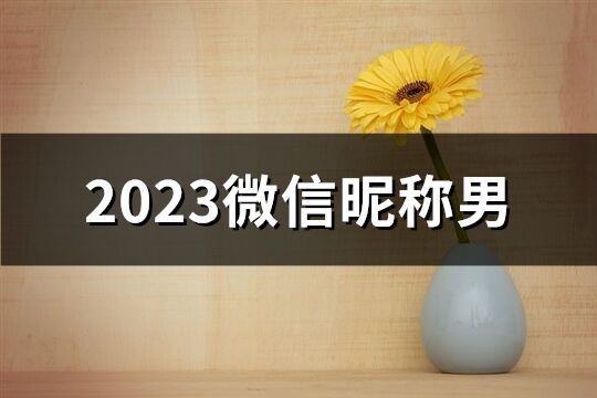 2023微信昵稱男(優(yōu)選1244個(gè))