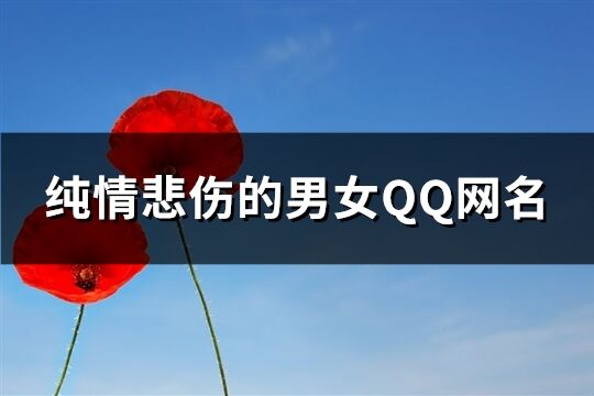 純情悲傷的男女QQ網(wǎng)名(精選649個(gè))