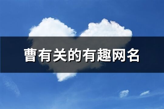 曹有關的有趣網名(241個)