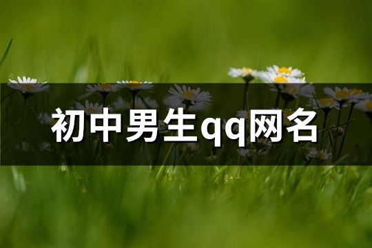 初中男生qq網名(127個)