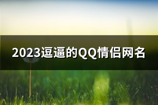2023逗逼的QQ情侶網名(共152個)