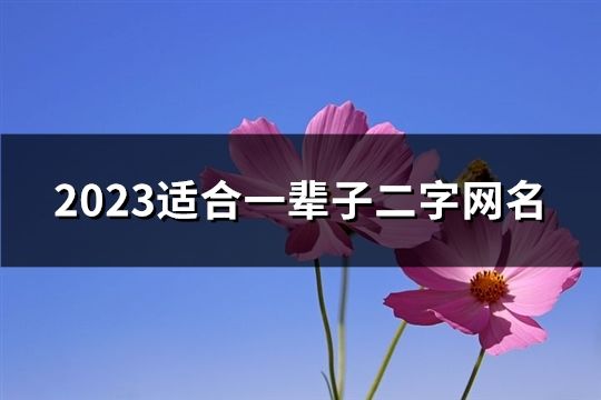 2023適合一輩子二字網名(共121個)