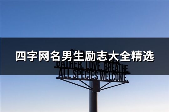 四字網(wǎng)名男生勵志大全精選(精選117個)