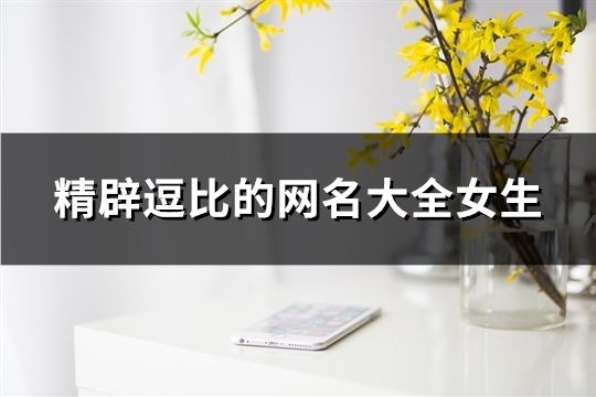 精辟逗比的網名大全女生(精選113個)