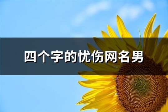 四個字的憂傷網名男(共199個)