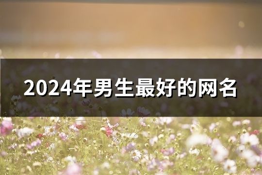 2024年男生最好的網名(共196個)