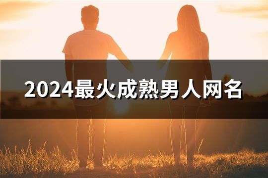 2024最火成熟男人網名(共97個)